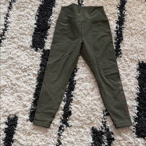 Olive Green peloton Leggings
